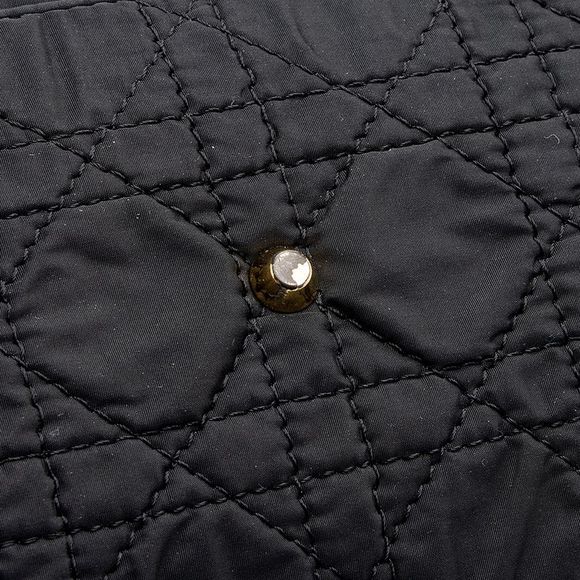 Dior Vintage Nylon Lady Dior Fold Over Large Satchel - Picture 13 of 15